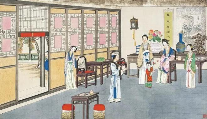 孙温《红楼梦》 历代国画 第16张