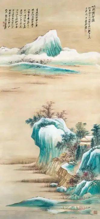 张大千的雪景山水，真美 名人名家 第14张