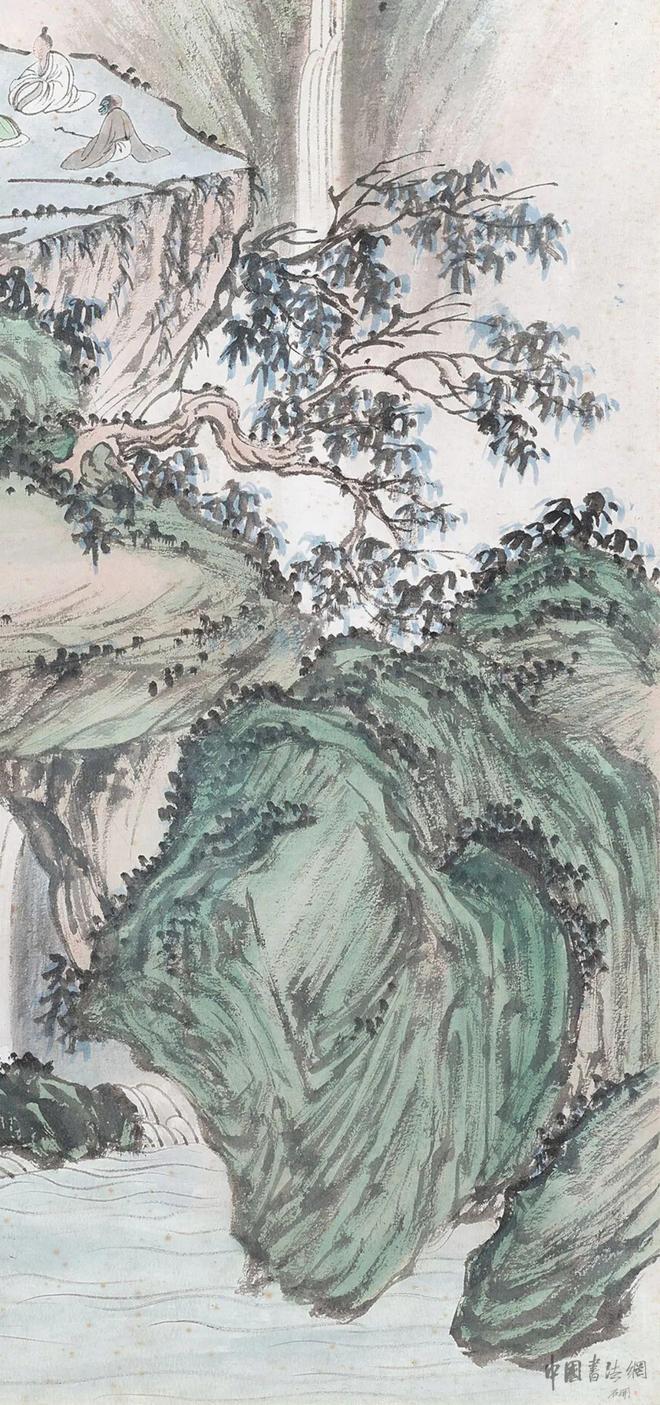 溥儒《萬壑千巖》 历代国画 第4张
