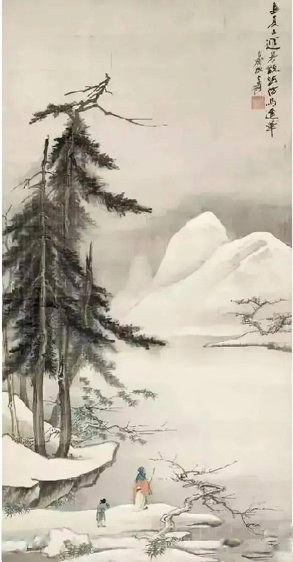 张大千的雪景山水，真美 名人名家 第11张