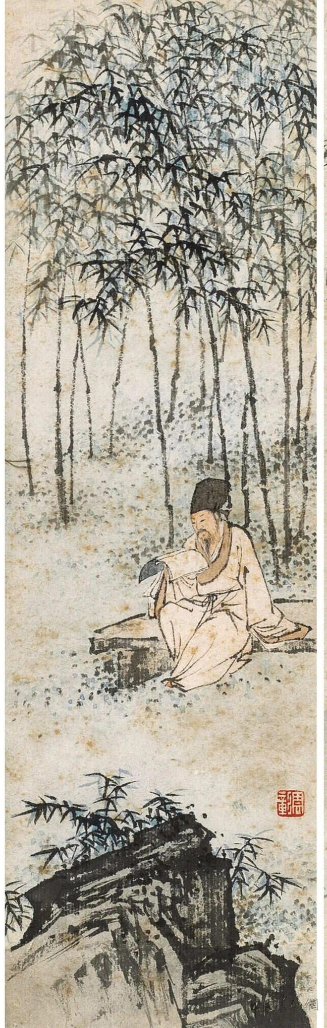 陈少梅《高士图屏风八幅》 历代国画 第3张