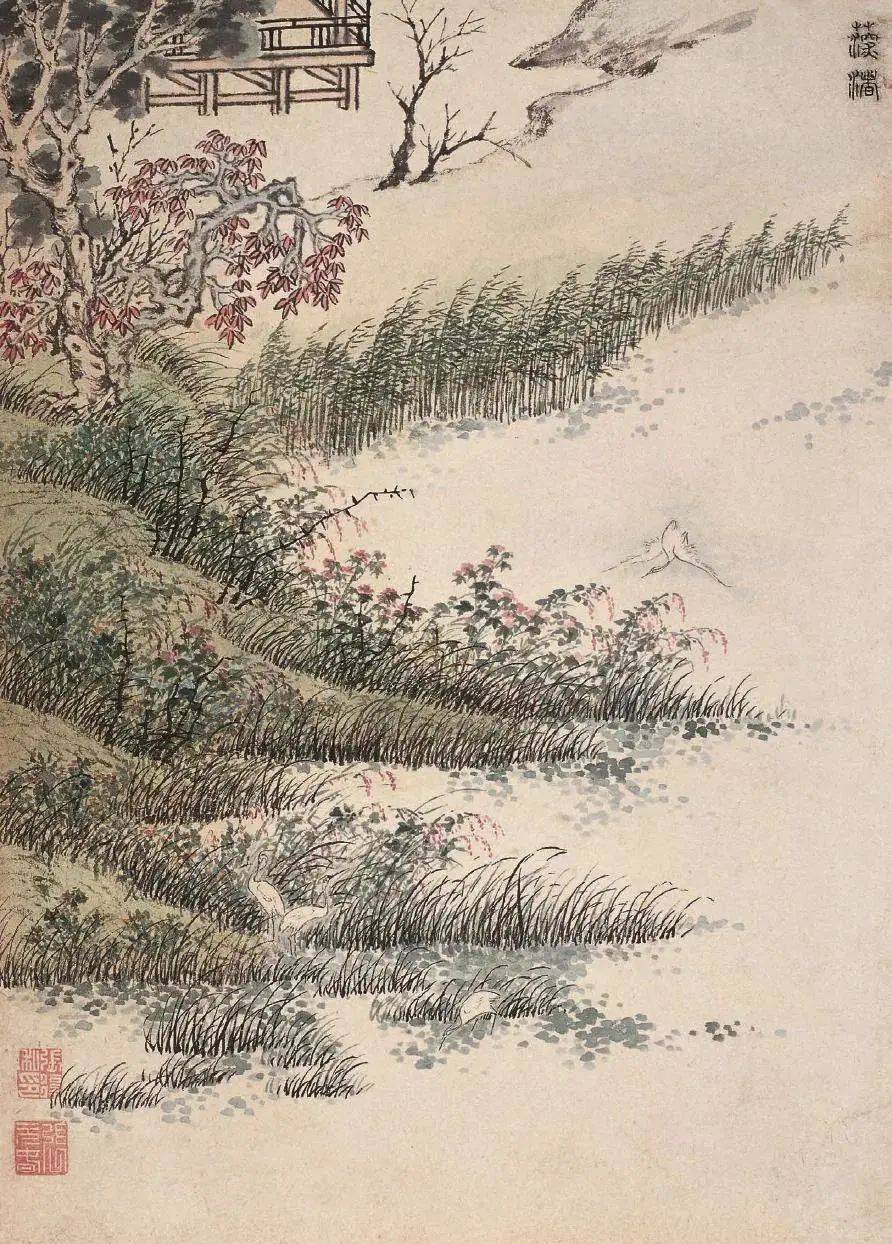 张复《西林园景图册》 历代国画 第13张