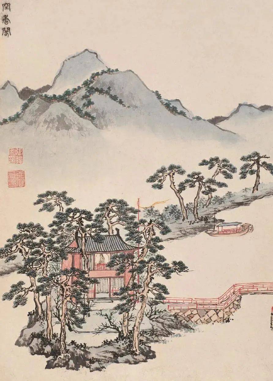 张复《西林园景图册》 历代国画 第8张