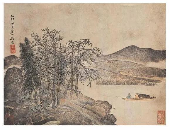 清六家吴历笔下山水画 名人名家 第17张