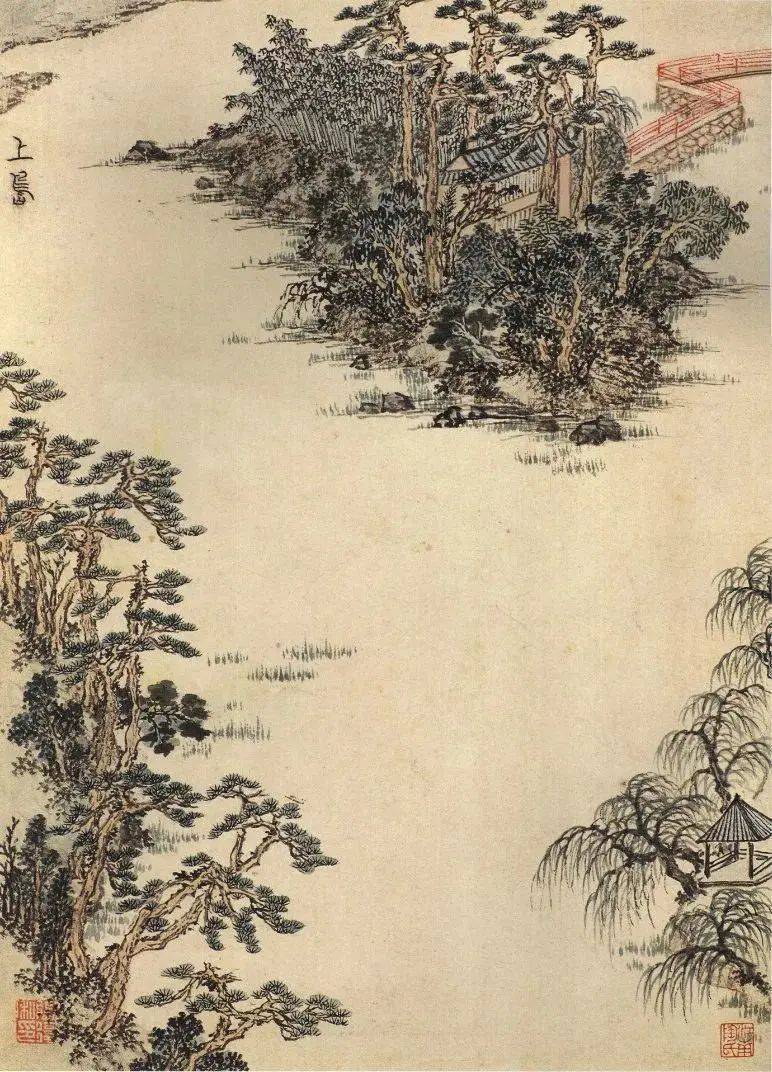 张复《西林园景图册》 历代国画 第17张