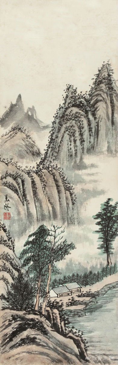 宋美龄的国画造诣及其山水画作欣赏 名人名家 第17张