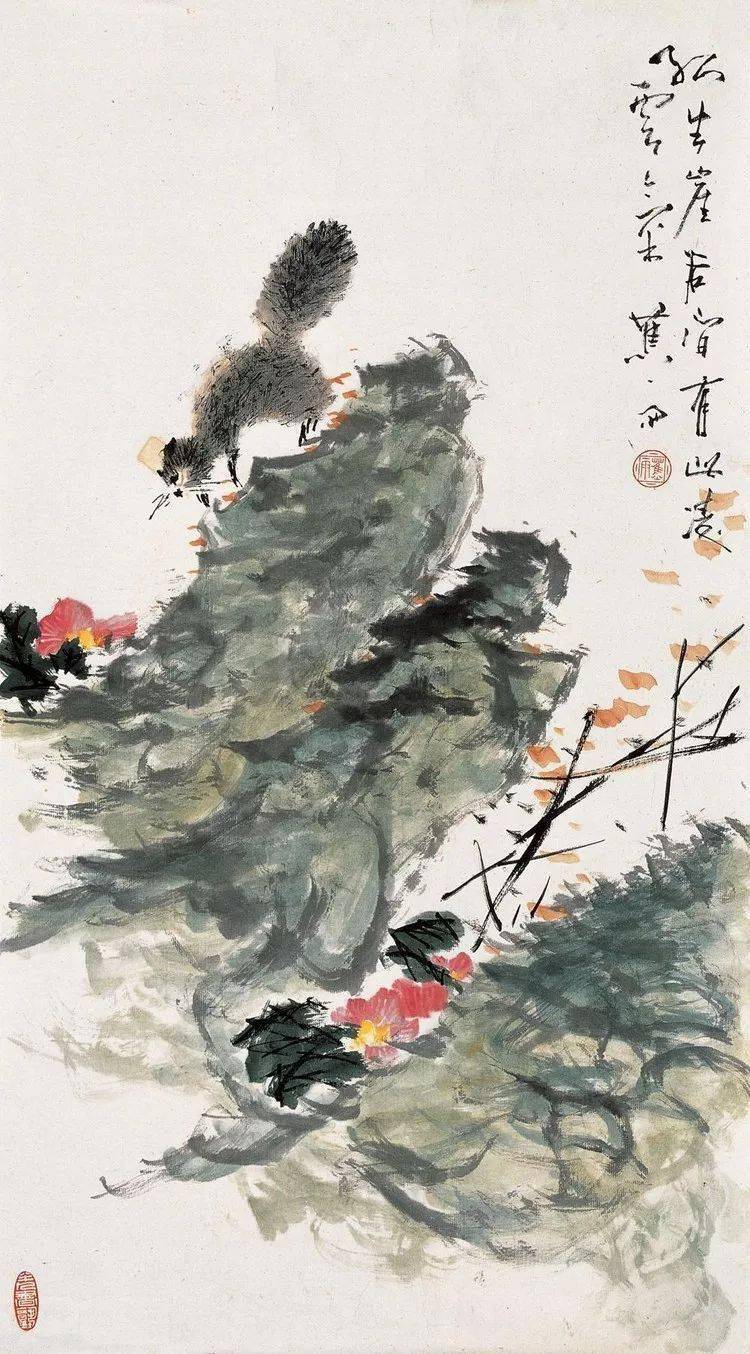蕉雨：江寒汀大弟子，模仿虚谷出神入化 名人名家 第33张