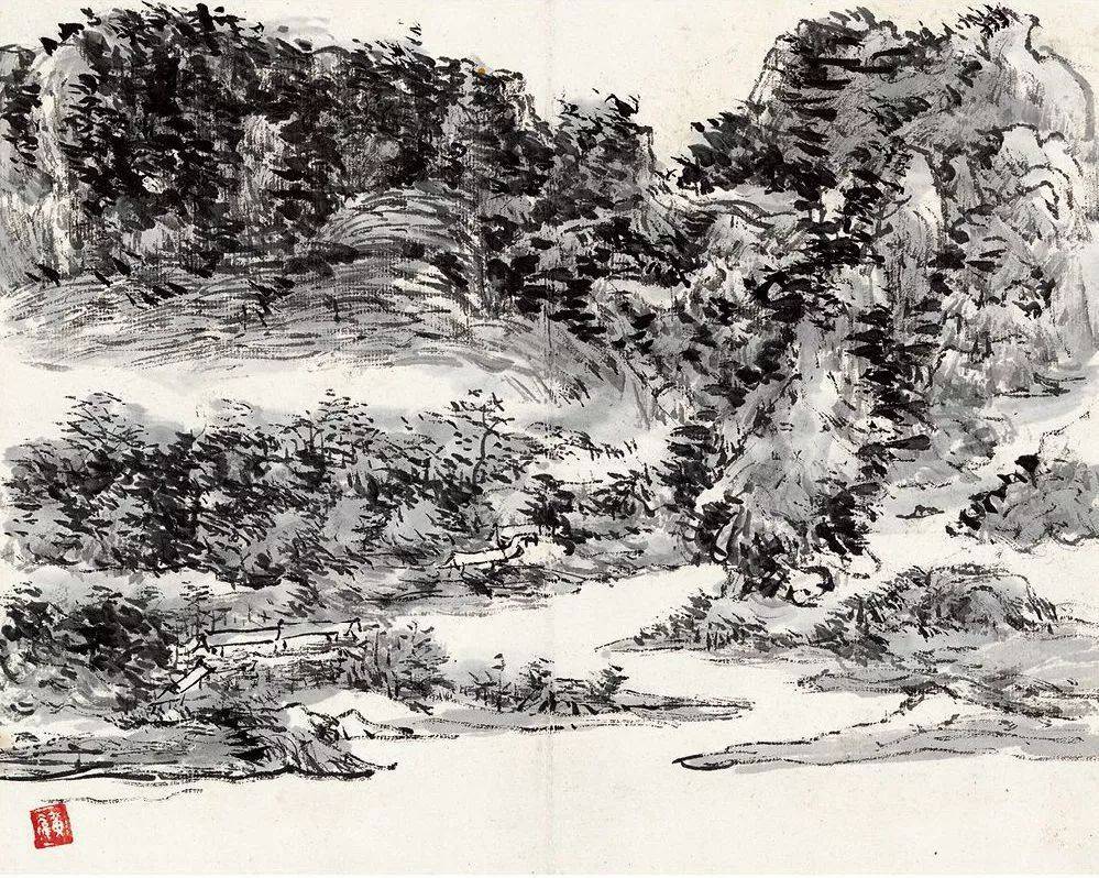 黄宾虹：蜀游峨眉山水册 名人名家 第2张