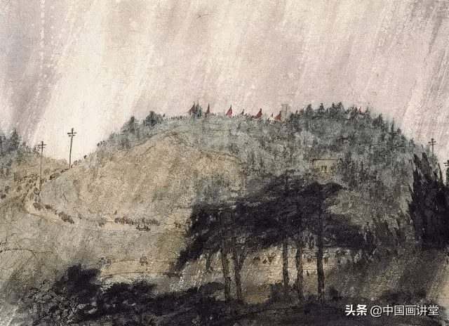 傅抱石的“散锋笔法”：如何让山水画动起来 名人名家 第15张