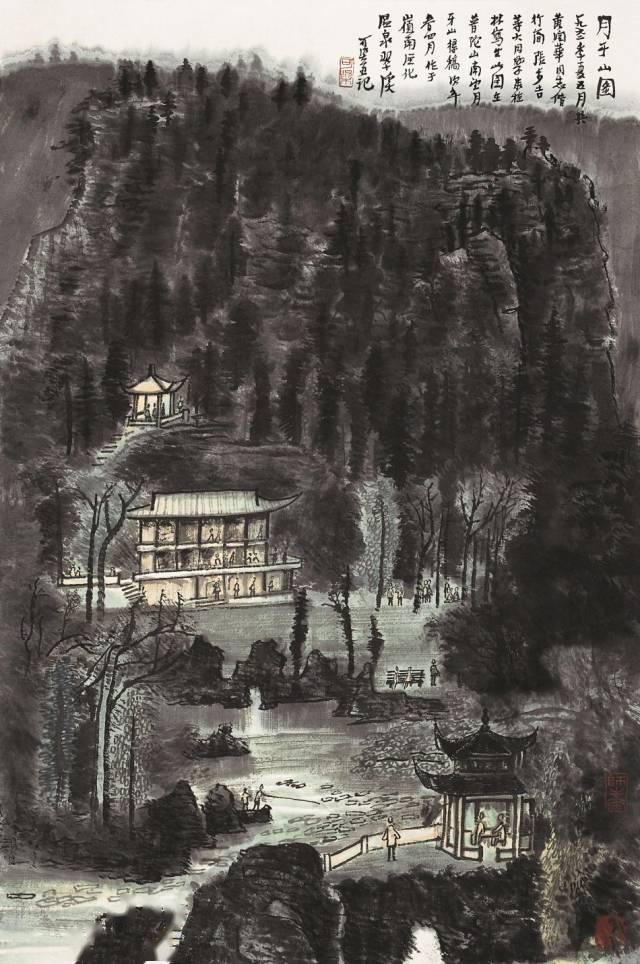 李可染笔下的绝美光影山水画 名人名家 第41张