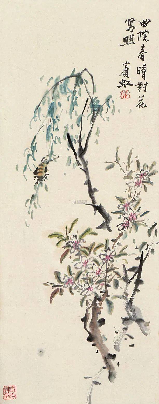 潘天寿：黄宾虹花鸟，有水流花放之妙 名人名家 第18张