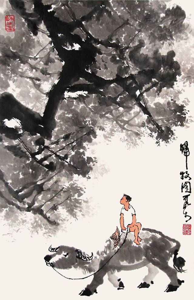 李可染的光影，太美了！ 名人名家 第49张