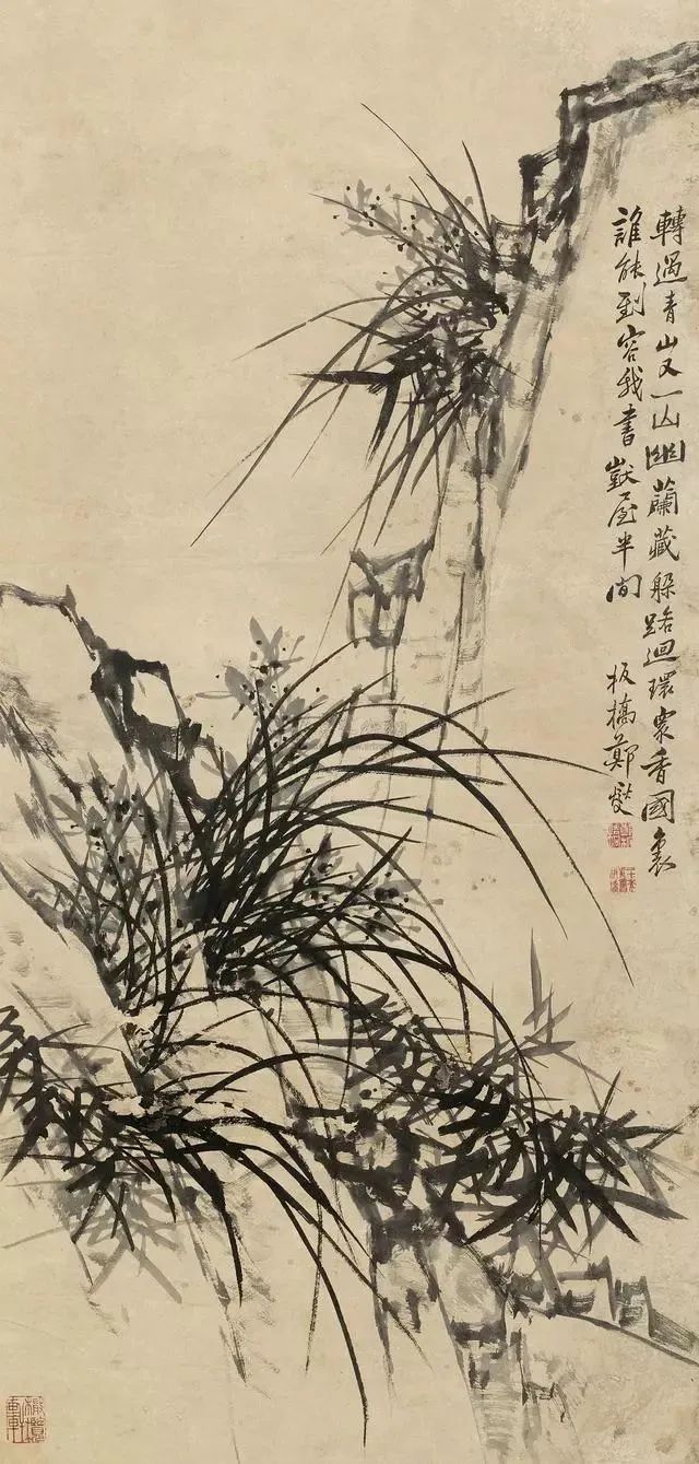 郑板桥画兰，画的是兰花之骨 名人名家 第8张