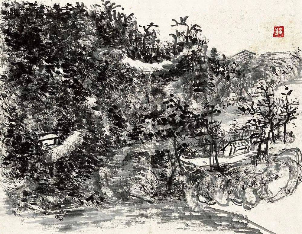 黄宾虹：蜀游峨眉山水册 名人名家 第6张