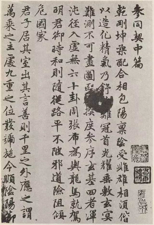 赵孟頫小楷《参同契》中篇，行楷笔法，遒劲秀逸 名人名家 第2张