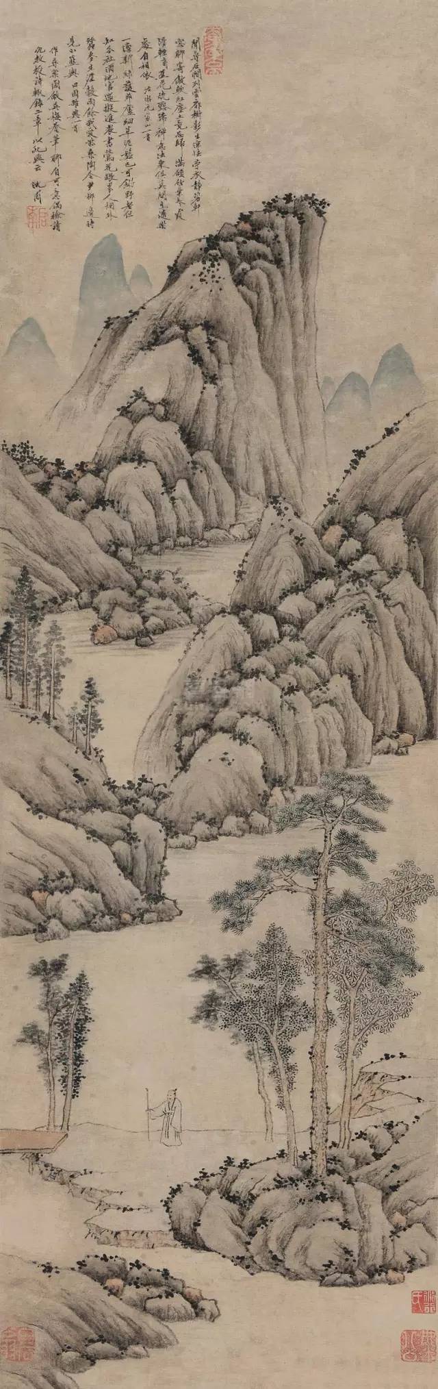 沈周的粗笔山水,凝练了一生的笔墨功夫 名人名家 第33张-墨韵书香 沈周的粗笔山水,凝练了一生的笔墨功夫 名人名家 第33张