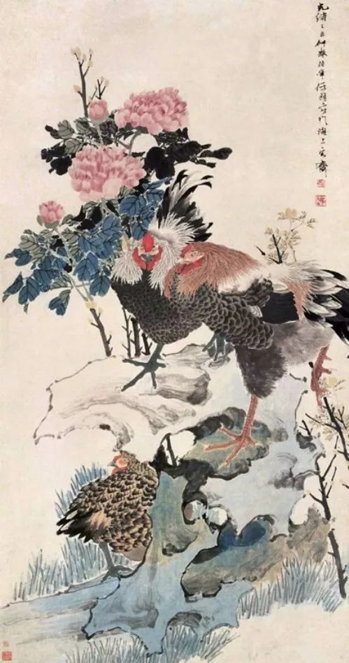 任伯年各个时期经典作品鉴赏！ 名人名家 第73张
