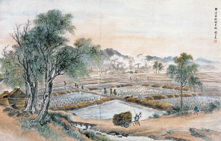 周元亮笔下的山水画，满满的生活气息 名人名家 第26张