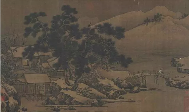 宋代｜刘松年《四景山水图卷》 —— 北京故博藏 名人名家 第5张
