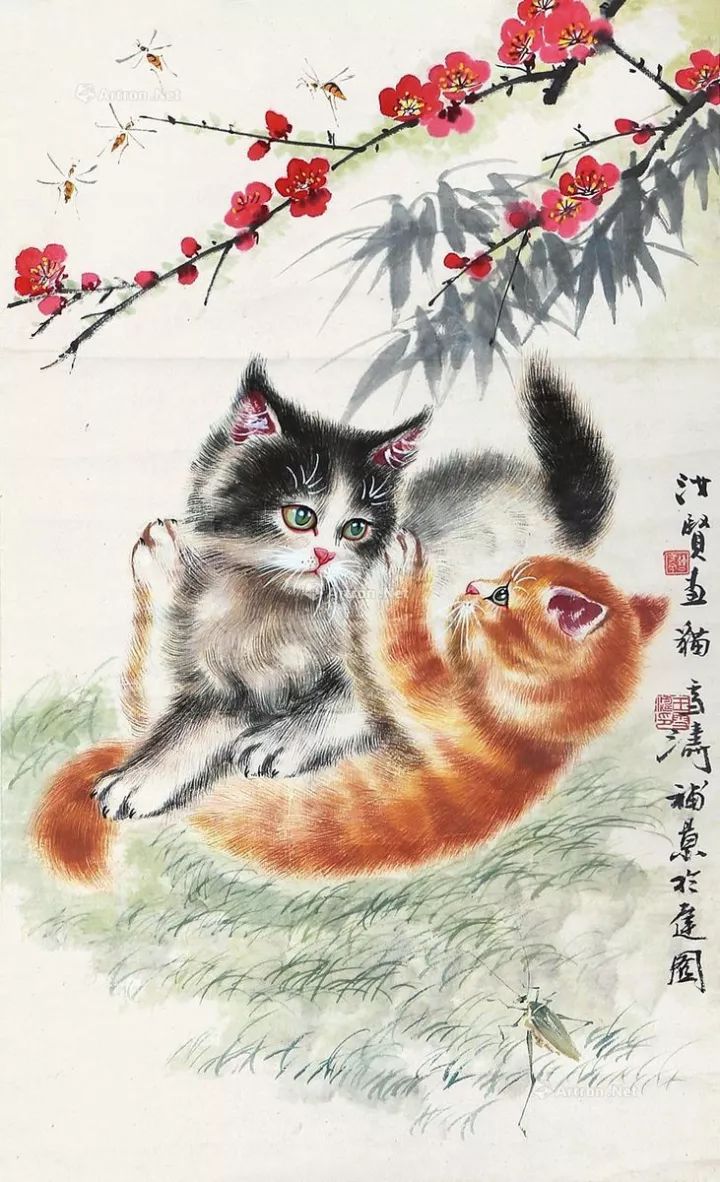画猫一绝｜他笔下的猫们活泼精灵、人见人爱 名人名家 第7张