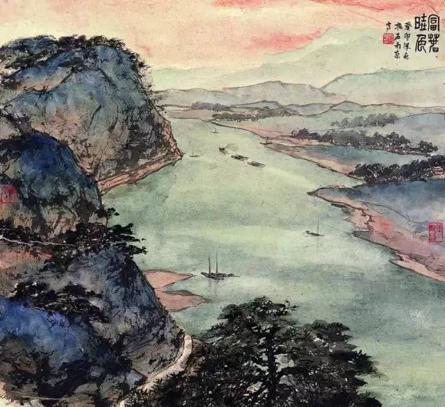 傅抱石——独创水景、雨景和抱石皴画法，山水画革新的又一巅峰 名人名家 第2张