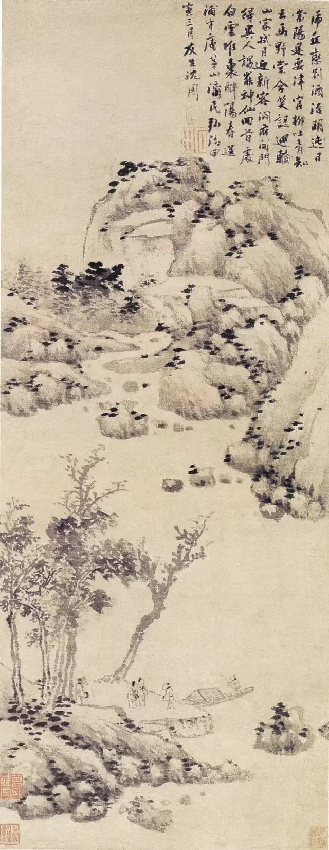 沈周的粗笔山水,凝练了一生的笔墨功夫 名人名家 第11张-墨韵书香 沈周的粗笔山水,凝练了一生的笔墨功夫 名人名家 第11张