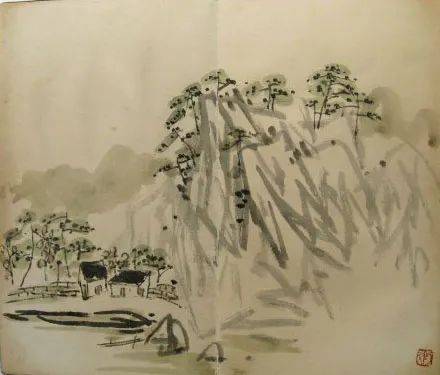 陈子庄的蜀山小景，令人醉心 名人名家 第8张