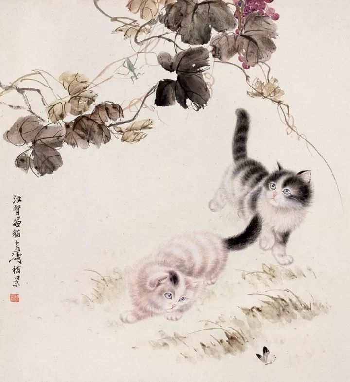 画猫一绝｜他笔下的猫们活泼精灵、人见人爱 名人名家 第52张