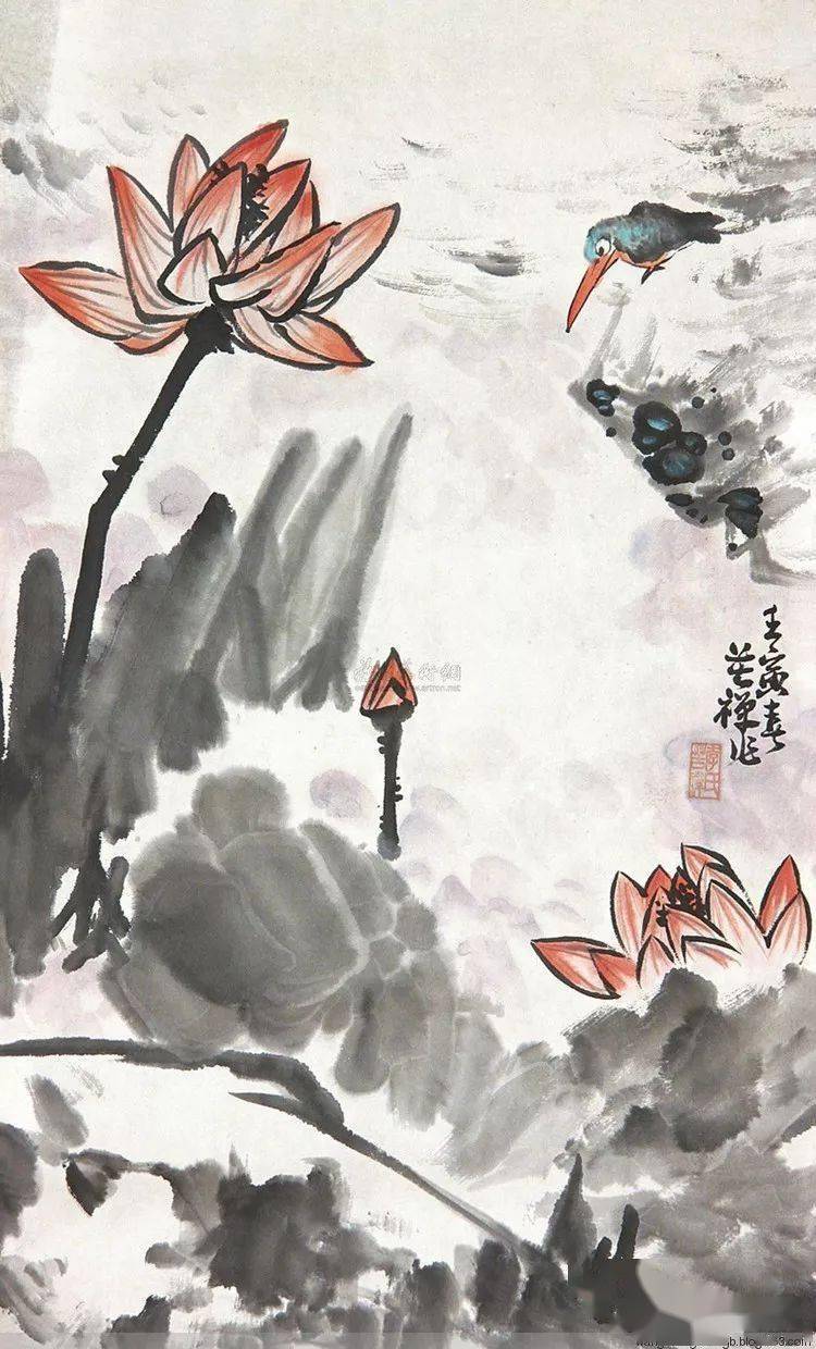 李苦禅画荷 名人名家 第20张