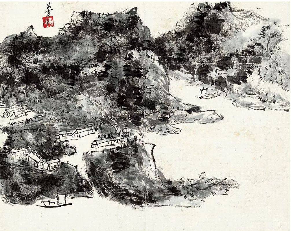 黄宾虹：蜀游峨眉山水册 名人名家 第7张