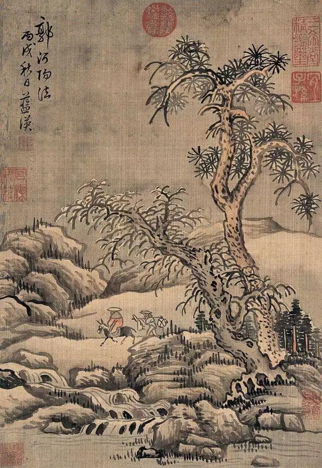 明代画家蓝瑛的精品山水集萃 名人名家 第38张