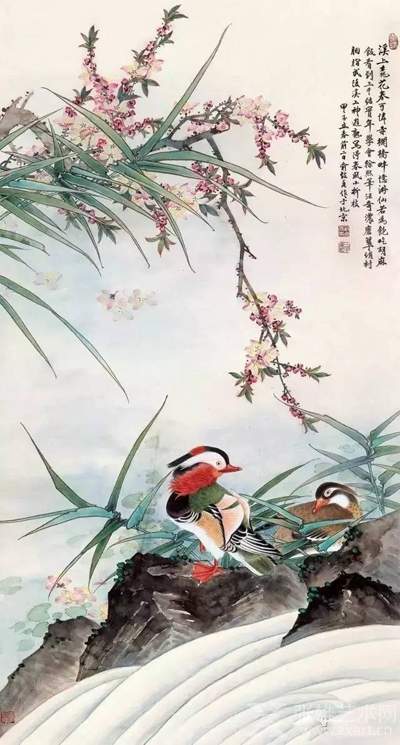 齐白石、张大千、黄宾虹等近代名家画桃花，分外妖娆 名人名家 第19张