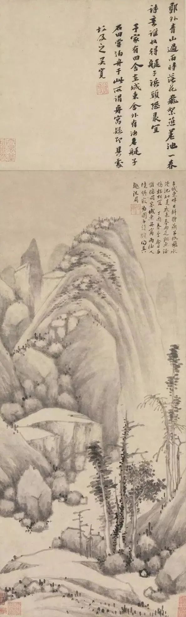 沈周的粗笔山水,凝练了一生的笔墨功夫 名人名家 第46张-墨韵书香 沈周的粗笔山水,凝练了一生的笔墨功夫 名人名家 第46张