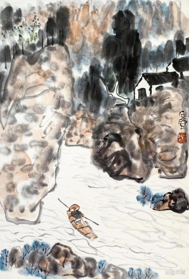 陈子庄山水画赏析 名人名家 第17张