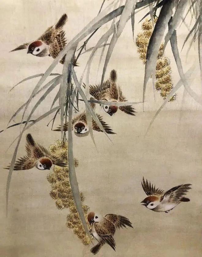 颜伯龙画笔下的麻雀 名人名家 第11张