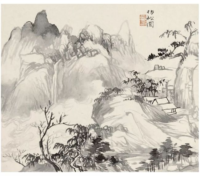 吴湖帆：山水画设色风格 名人名家 第18张