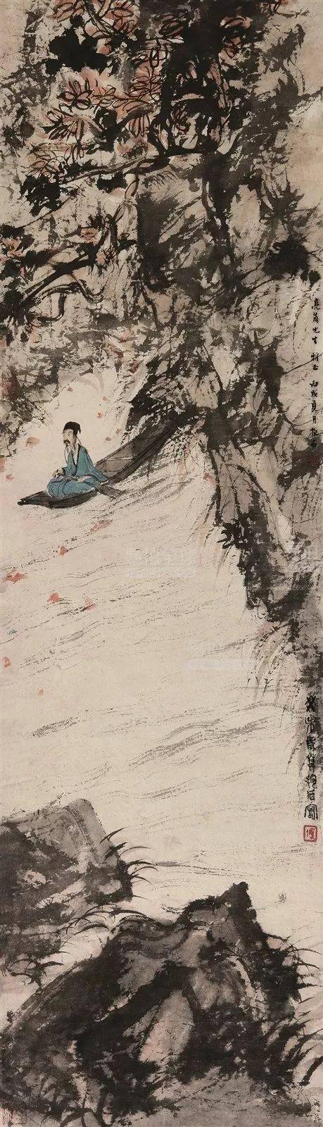 傅抱石——独创水景、雨景和抱石皴画法，山水画革新的又一巅峰 名人名家 第29张