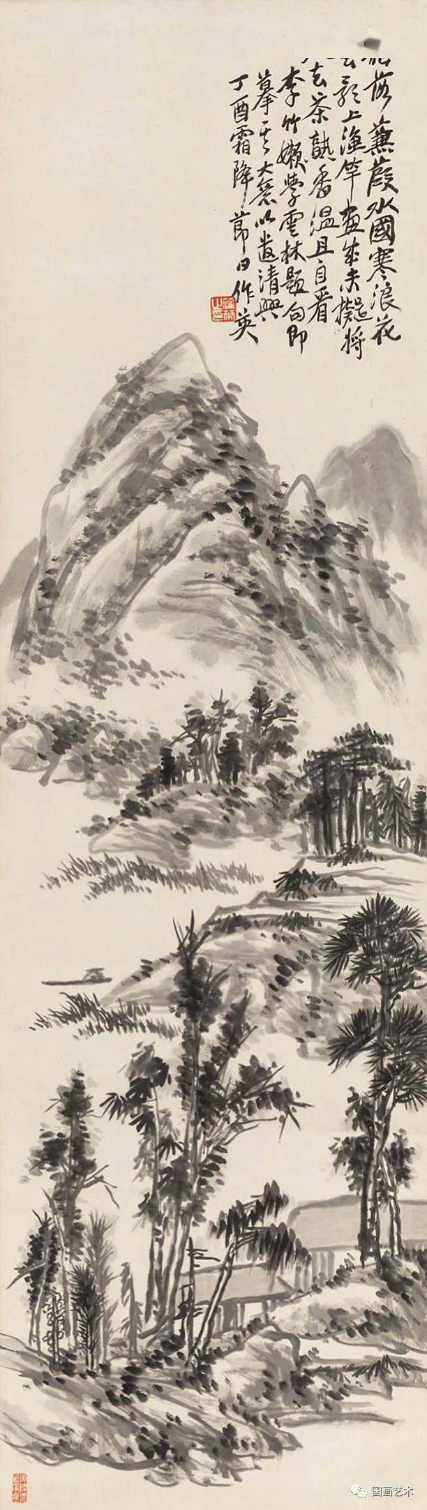 蒲华 笔下的山水：纵放恣肆，水墨淋漓 名人名家 第19张