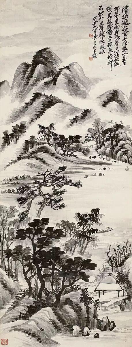 吴昌硕 燥中带润，润中带燥的笔道，很是让人佩服。 名人名家 第4张