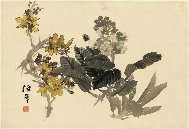 任伯年高清花鸟画欣赏 名人名家 第13张