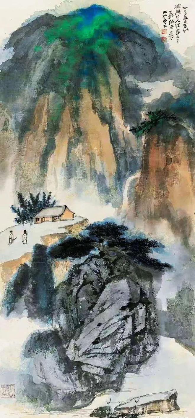 张大千山水画，这就叫境界！ 名人名家 第4张