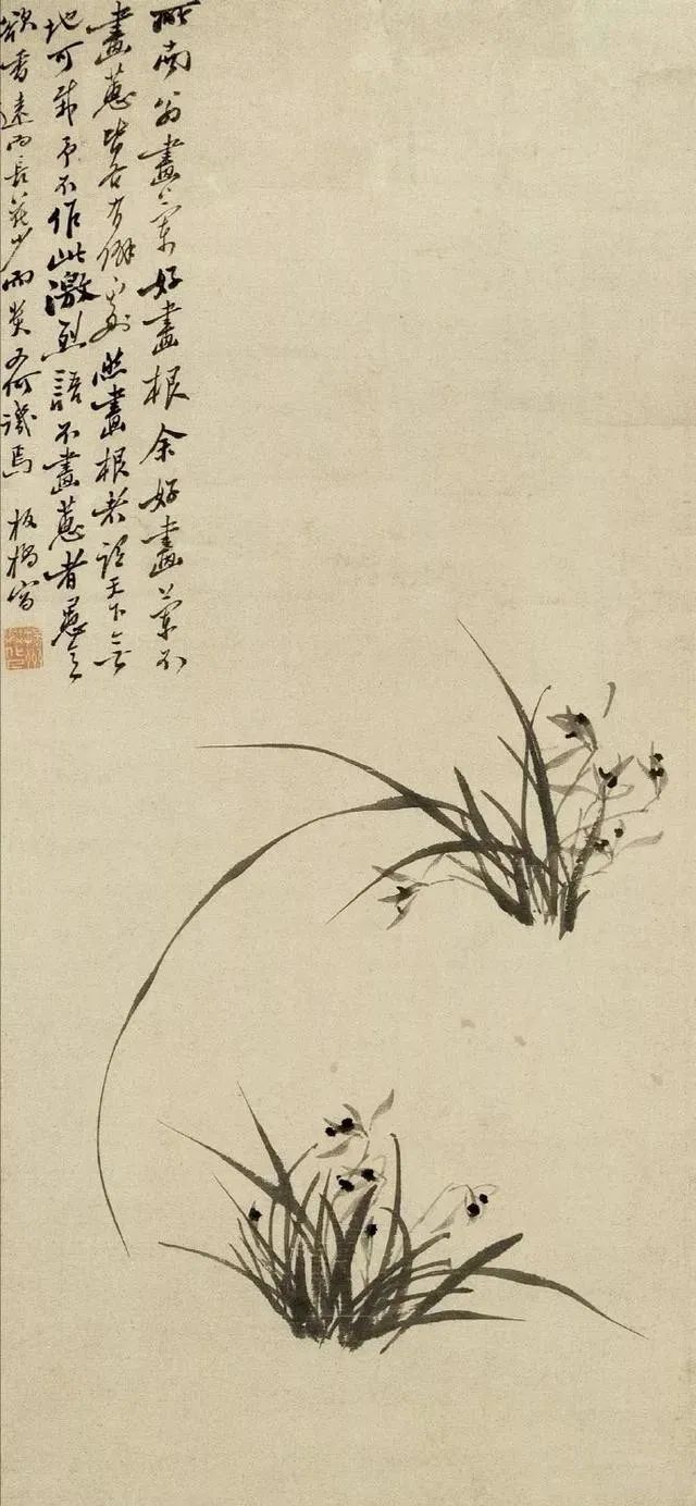 郑板桥画兰，画的是兰花之骨 名人名家 第6张