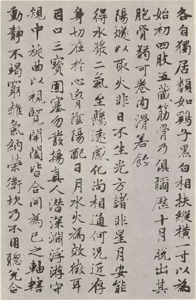 赵孟頫小楷《参同契》中篇，行楷笔法，遒劲秀逸 名人名家 第9张