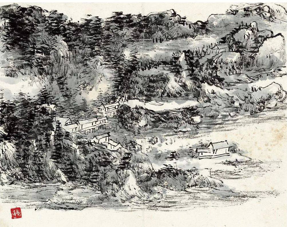 黄宾虹：蜀游峨眉山水册 名人名家 第11张