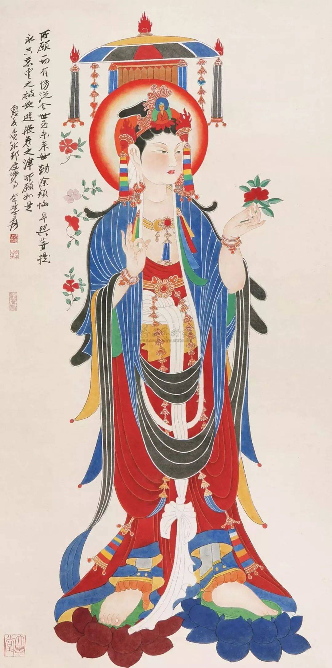 张大千：敦煌壁画对于中国画坛的影响 名人名家 第6张