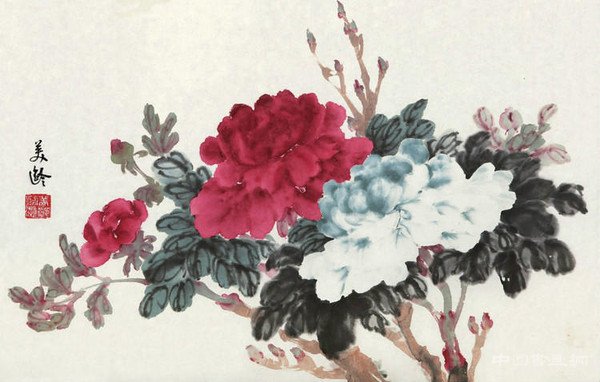 宋美龄的国画造诣及其山水画作欣赏 名人名家 第6张