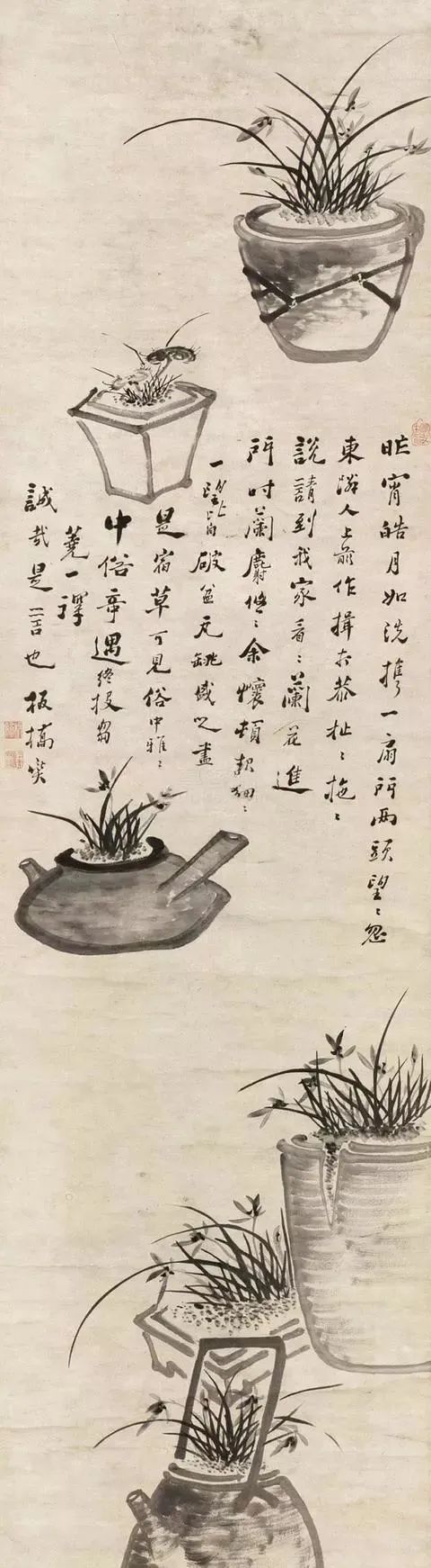 郑板桥画兰，画的是兰花之骨 名人名家 第13张