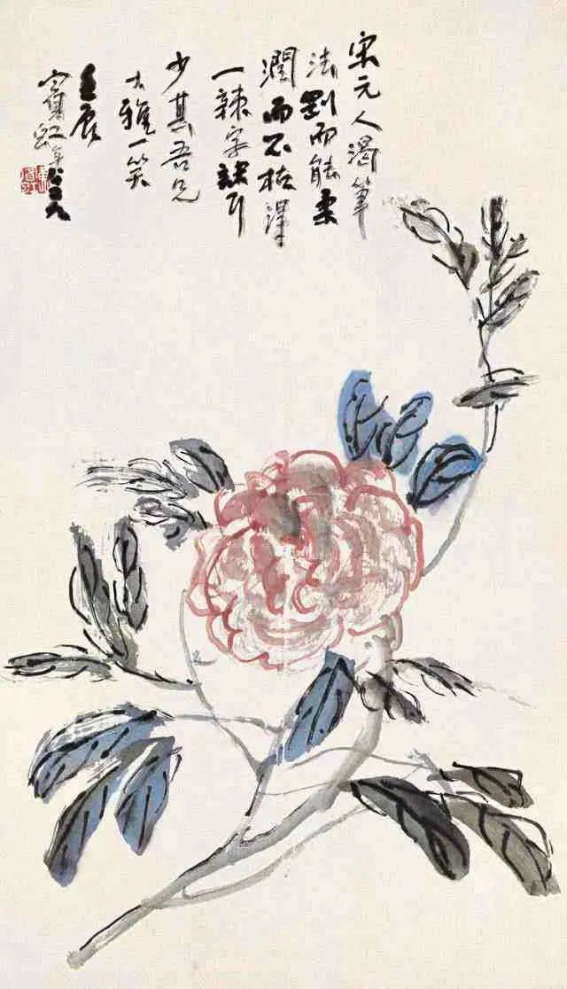 潘天寿：黄宾虹花鸟，有水流花放之妙 名人名家 第5张
