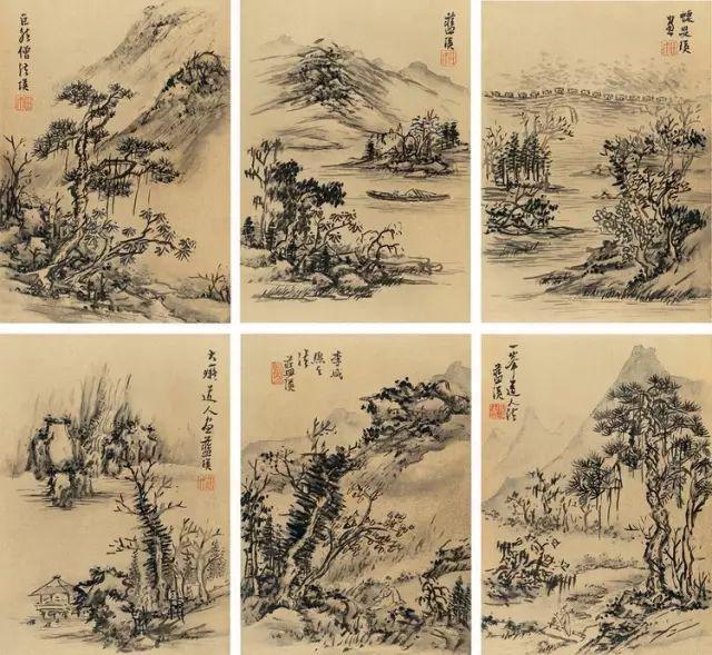 明代画家蓝瑛的精品山水集萃 名人名家 第46张