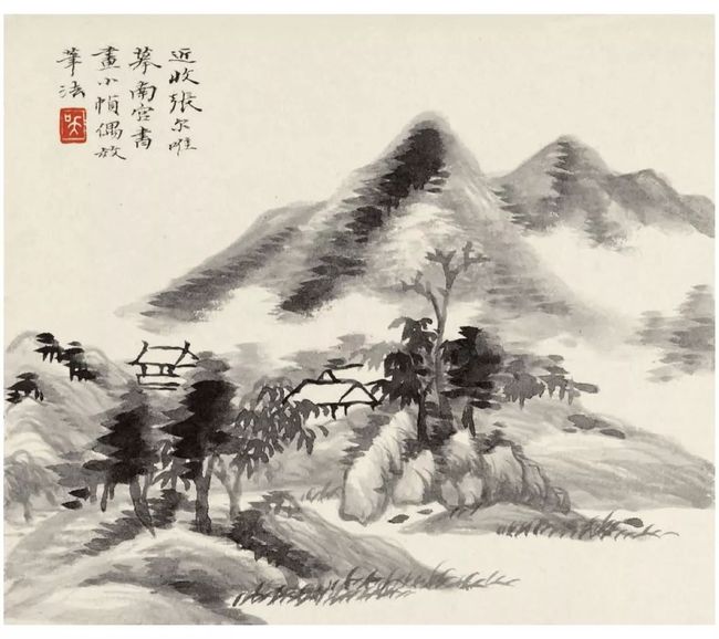 吴湖帆：山水画设色风格 名人名家 第17张